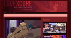Desktop Screenshot of lovexcore.com